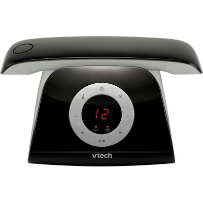 VTech LS1350 retro design telephone cordless DECT cordless telephone with digital answering machine, call barring, hands-free system and redial, backlit display and keyboard