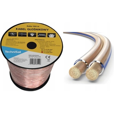 Reproduktorový TechniSat 2 x 2,5mm CCA