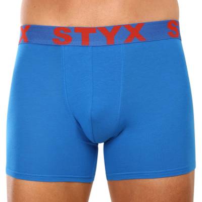 Styx Мъжки боксерки Styx long спортна гума сини Styx | Sin | МЪЖЕ | XL