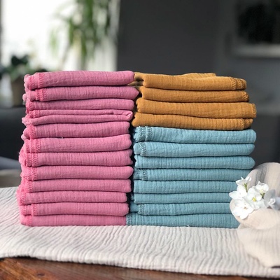 Woolberry mušelínová plena 60x60 cm Khaki