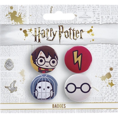 Carat Shop Odznáčky Harry Potter 4 ks