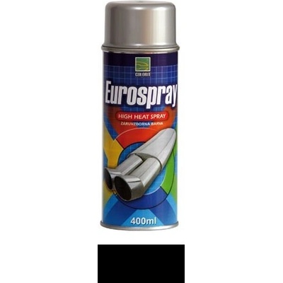 Colorlak Eurospray žiaruodolná farba 400 ml čierna