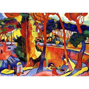Grafika Art Puzzle - Puzzle André Derain: Bridge over the Riou - 500 piese