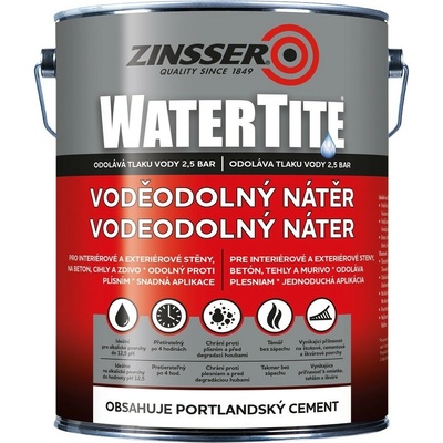 RUST-OLEUM Zinsser Watertite vlhkosti odolný náter - Biela, 10L