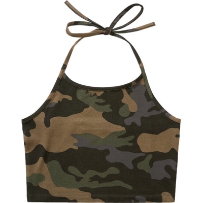 Brandit Neckholder dámske tielko dark camo