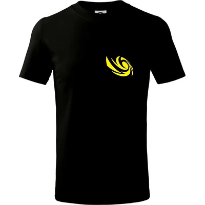 Vortex logo na prsia tričko detské čierna