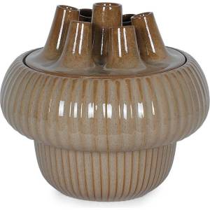 Bizzotto Кафяво-сива глинена ваза (височина 25, 5 cm) Olyssia - Bizzotto (0503556)