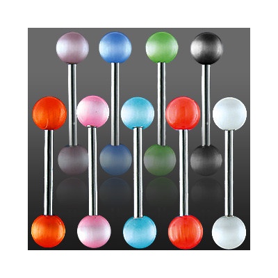Marre piercing do jazyku činka sklo HWBS21