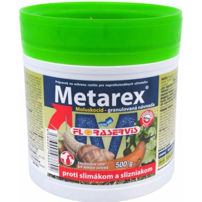 Floraservis METAREX granulovaná návnada proti slimákom 500 g