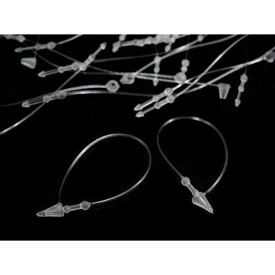 Splinty délka 80 mm na cenovky (5000 ks) ruční transparent 1 krab.