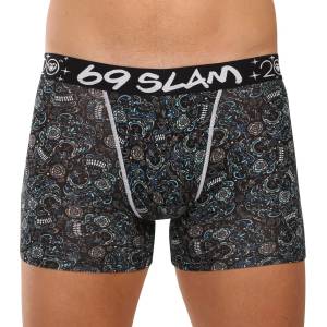 69slam Мъжки боксерки 69SLAM Gilbert fit bamboo SKULLER 69slam | Mnogotsveten | МЪЖЕ | M