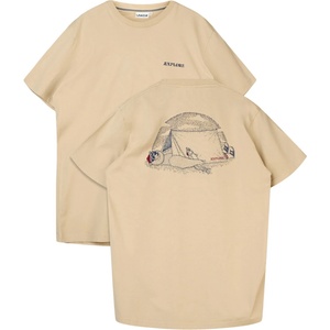 LAKOR Мъжка тениска LAKOR Bear Inn T-Shirt - White Pepper (217-0120-0111)