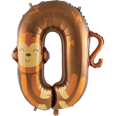 JUNIOR Balón zvieratko 40" 100 cm číslo 0