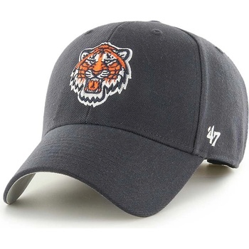 47 brand Шапка с козирка с вълна 47 brand MLB Detroit Tigers в тъмносиньо с апликация B-MVP09WBV-NYE (B.MVP09WBV.NYE)