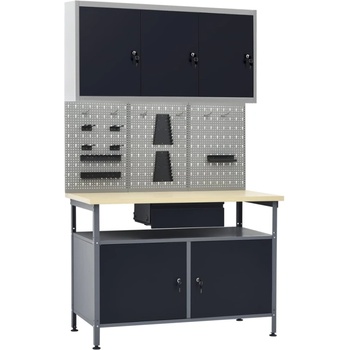 HABA Работна маса с три стенни панела и един шкаф Elaina (V3053437)