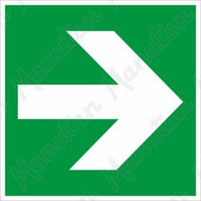 Šipka rovná, plast 300 x 300 x 1,1 mm, fotoluminiscenční