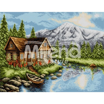 Milena Style Лято в планината - гоблен със схема конци dmc 1: 4