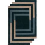 Flair Rugs Тъмнозелен ръчно изработен вълнен килим 150x240 cm Labyrinth Shaped - Flair Rugs (503119376508)
