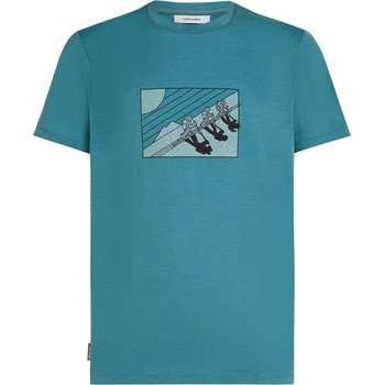 Icebreaker Men Merino 150 Tech Lite SS Tee In The Wild Размер: L / Цвят: светло син