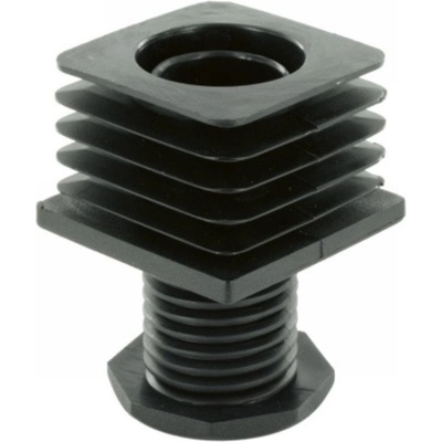 Záslepka rektifikační černá - 50x50x1,5-2mm M30