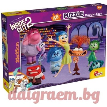 Lisciani Пъзел lisciani 109791 - 48 части - Отвътре навън 2, двулицев пъзел (li109791)