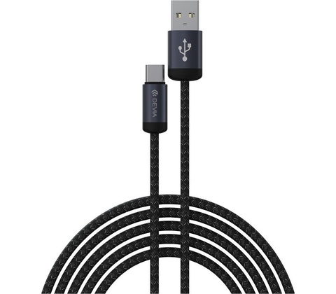 Devia EC649 USB - USB-C 1m černý