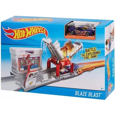 Mattel Hot Wheels City: Комплект с експлозия на резервоара (FJN36)