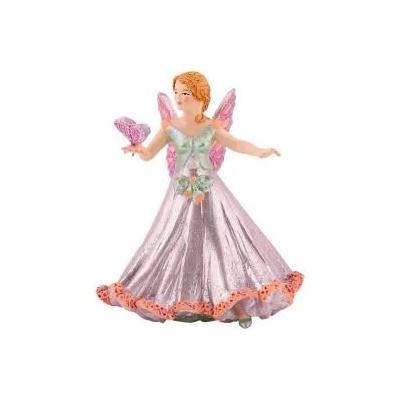 Papo - Фигурка за колекциониране и игра - Елф с пеперуда - Розова (38806)