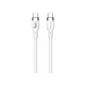 Targus USB Hyper Cable 2M USB-C CHARGING CABLE WHIT/E SILICONE 240W