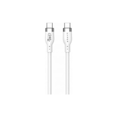 Targus USB Hyper Cable 2M USB-C CHARGING CABLE WHIT/E SILICONE 240W