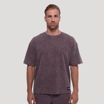 GymBeam Тениска Persistence Washed Brown XL