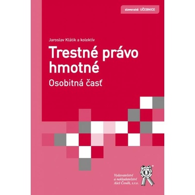 Trestné právo hmotné. Osobitná časť
