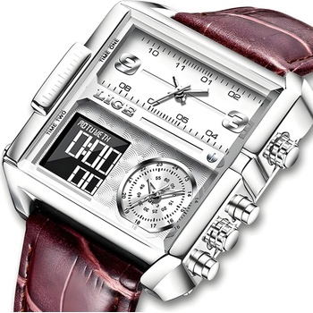 LIGE Часовник lige xu-23708 - Кафяв kp23708 (xu-23708)