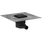 Hansgrohe RainDrain Brilliance - Подов отвод, 10x10 см, матово черно 56250670 (56250670)