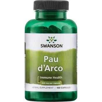 Image 1 of Swanson Pau D'Arco 500 mg [100 капсули]