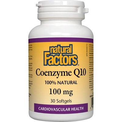 Natural Factors Coenzyme Q10 100 mg [30 Гел капсули]