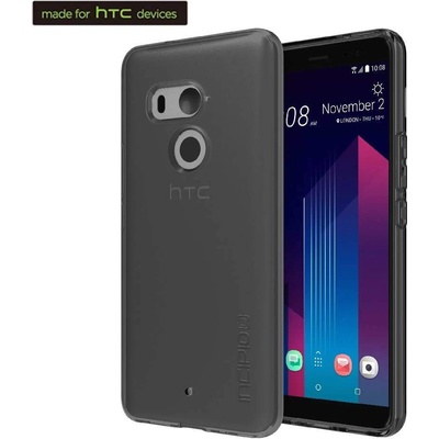 Incipio NGP Pure Case - удароустойчив силиконов (TPU) калъф за HTC U11 Plus (черен-прозрачен)