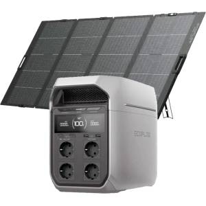 EcoFlow Delta 3 Plus + 400W Bifacial Solar Panel