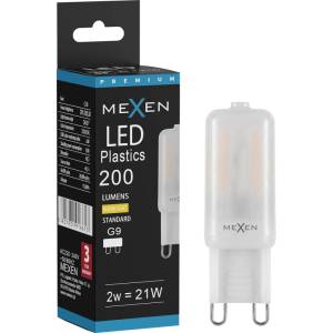 Mexen Aura Крушка LED G9, 2W, Топла - 3000K, 200 lm - L120-G9-0230-01 (L120-G9-0230-01)