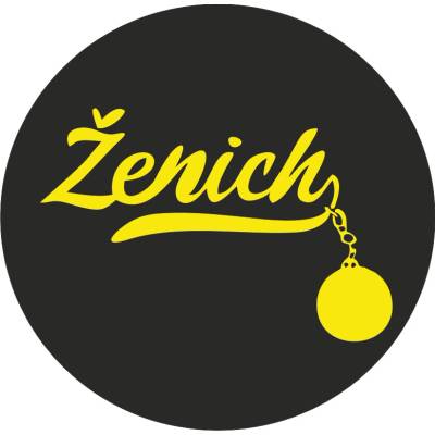 ON-DESIGN Potisk ŽENICH Barva: fluorescenční žlutá, Velikost motivu: 8 cm