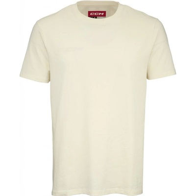 CCM tričko CCM Core SS Tee krémové