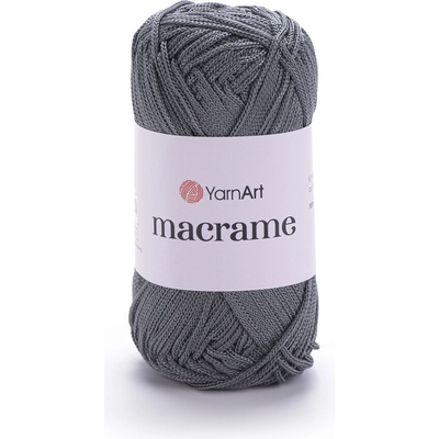 Yarn Art příze Macrame_M159 tmavě šedá