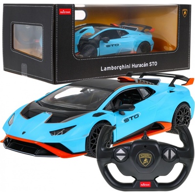 Rastar RC auto Lamborghini Huracán STO 2,4GHz, RTR modrá 1:14 – Zboží Dáma Rastar RC auto Lamborghini Huracán STO 2,4GHz, RTR modrá 1:14 – Zboží Dáma