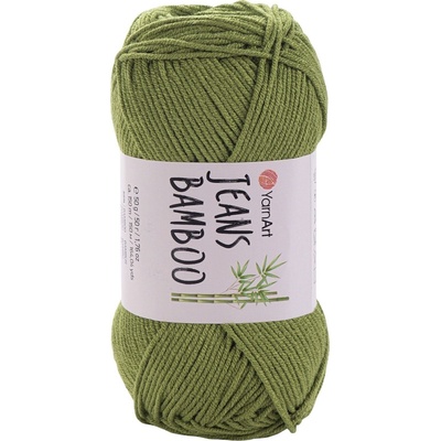 YARNART Jeans Bamboo 137 Green Плетива прежда (Jeans Bamboo 137)
