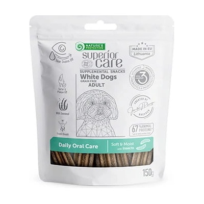 Natures P Superior care white dog adult oral care all breed 150 g