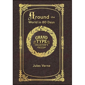Large Print - Around the World in 80 Days - Grand Type Collector's Edition - Matte Hardcover with Dust Jacket | Jules Verne (ISBN: 9781834122526)