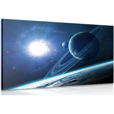 Obraz planeta ve vesmíru - 90x60