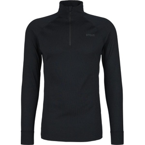 Stoic Мъжко мериносово термобельо Stoic Merino240 BengtSt. Half Zip Merino base layer - Black (015-2085-0114)