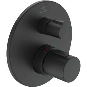 Ideal Standard CeraTherm - Термостатична душ-батерия за вграждане, черна A5813XG (A5813XG)