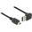 Delock Кабел EASY-USB 2.0-s Type A конектор, извит нагоре/надолу USB 2.0-s Mini Type B
